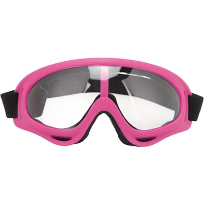 Skibril PC Transparante Glazen UV-bescherming Winddicht Verstelbare Hoofdband Snowboardbril voor Mannen Vrouwen Roze Frame