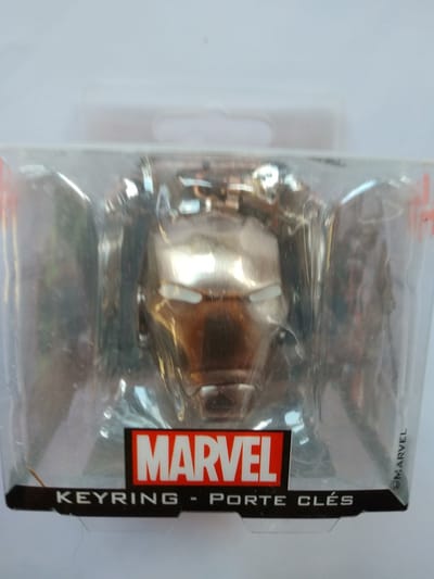 Semic Distribution Iron Man helmet Mark II Sleutelhanger Roestvrijstaal