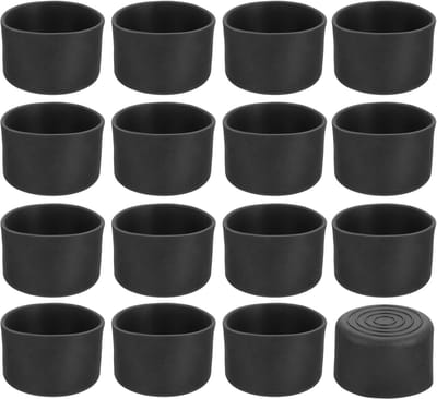 Voetkappen voor stoelen 35 mm - Antislip PVC Stoelpootdoppen - 28 Stuks Zwart