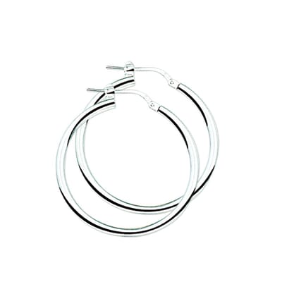 Zilver Oorringen 2,5 MM Ronde Buis 1007195