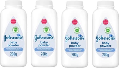Johnson's Baby Talk Poeder 4 x 200 Gram Voordeelverpakking