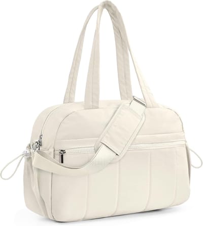 Thijox - 20L Sporttas voor Vrouwen en Meisjes, Kleine Reis Duffel Tas met Natte Zak, Gewatteerde Puffer Tas voor Weekend Overnachting, Sport, Handbaga