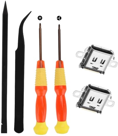Store_7 - Opladen Poort Vervanging - Reparatie Tool - Eenvoudig in gebruik - Inclusief USB-poorten - Voor Nintendo Switch - Met schroevendraaiers e...