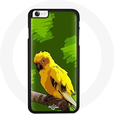 Coque Iphone 4 Perruche Jaune