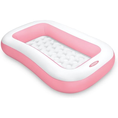 Intex Rechthoekig Opblaaszwembad Roze - 166 x 100 x 25 cm
