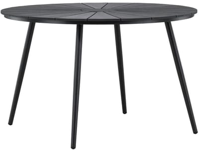 Svea - Esra ronde eettafel - Ø120 cm - zwart