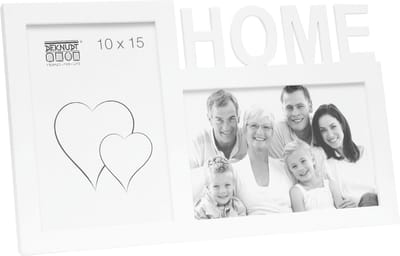 Deknudt Frames multifotolijst 68NK1 P2A - wit - HOME - 2x 10x15 cm
