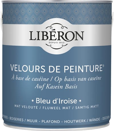 Liberon Velours De Peinture Muurverf - Mat - Bleu D'iroise - 2,5l