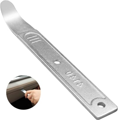Koevoet Gereedschap - Interieur Demontage - Auto Bekleding Verwijderen - 4140 Staal Verchroomd - 169 cm Lengte - Zilver