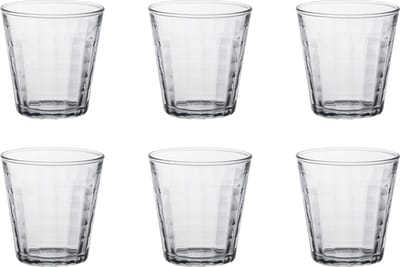 Duralex Prisme Waterglas 22 cl - Gehard glas - 6 stuks