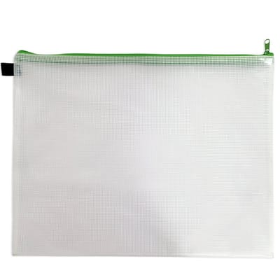 ACROPAQ Documententas – 5 stuks – 36 x 47 cm – Ritssluiting & waterdicht – Documententas groen – Documenten tas