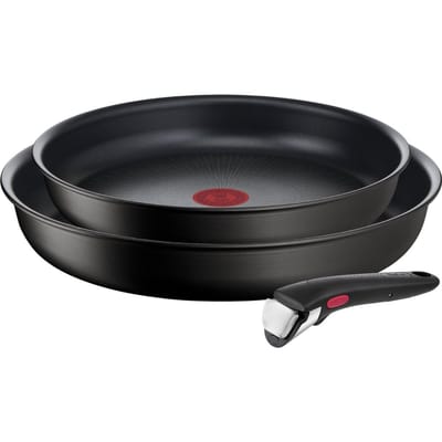 Tefal Ingenio Unlimited - Koekenpannenset - Ø24 en Ø28 cm - Inductie - Stapelbaar - Afneembare Handgreep - Ruimtebesparend