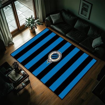Club BruggeS KV Deurmat Antislip Wasbaar Tapijt voor Keuken Entree Woonkamer Hal Badkamer Decoratie 40x60cm