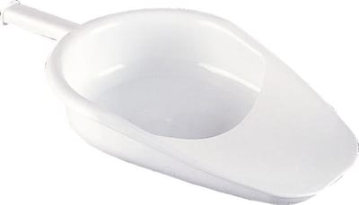 Kunststof bed pan wit - 1000 ml