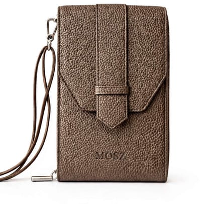MŌSZ Brons telefoontasje dames crossbody / telefoontasje met portemonee