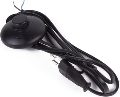 Benson Stroomsnoer met voetschakelaar - zwart - 2 meter - Ø 70 mm - 250V