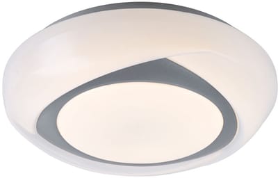 LED-plafondlamp, vast gemonteerd, matwit metaal, D 35 cm