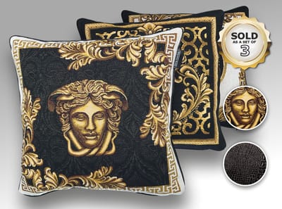 Baroque/Versace-stijl gobelin kussens – set van 3