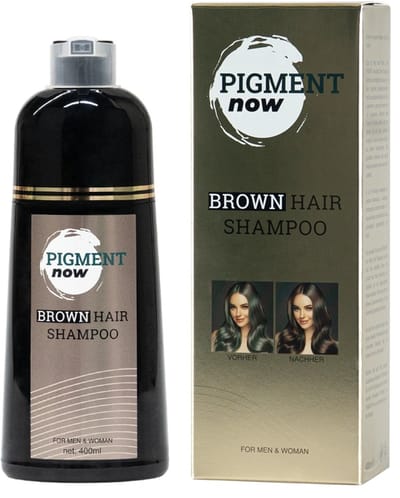 ColorNow Shampoo / Shampoo voor grijsdekking donkerbruin 400 ml
