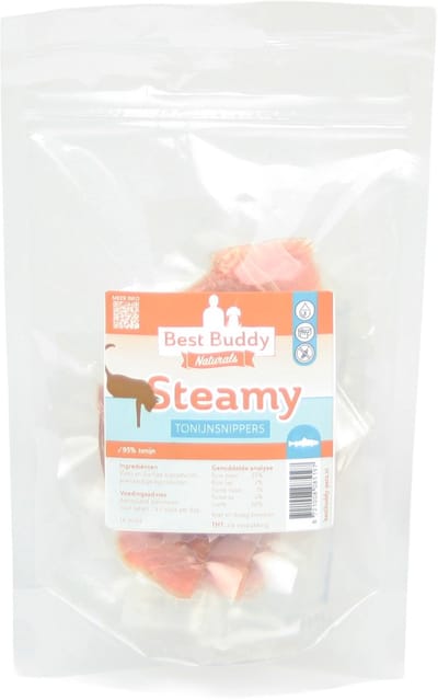 Steamy Tonijnsnippers - Mono proteïne - Best Buddy Pets