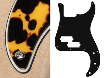 Boston PB-315-WCY pickguard, Puncher bass, standard, 3 ply, wildcat yellow
