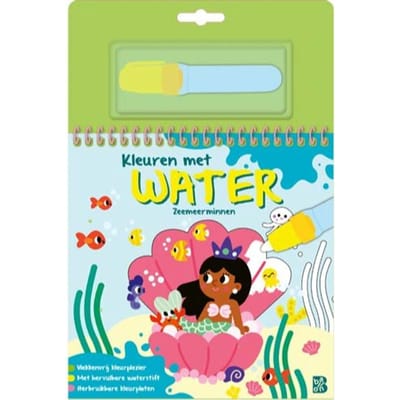 Kleuren Met Water 2026: Zeemeerminnen - Kleuren Met Water