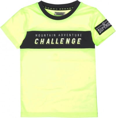 DJ Dutchjeans jongens t-shirt Challenge Neon Yellow