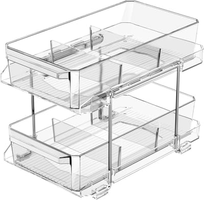 Famanu – Multifunctionele gootsteenorganizer - spoelbak caddy voor spons - afwasmiddel en borstels - ruimtebesparend keukenopbergsysteem
