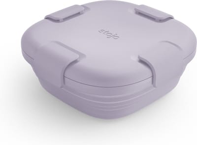 Stojo - Lunchbox 700 ml Lilac - Siliconen - Paars -