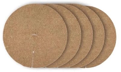 Natuurlijke mulchschijven van kokosvezel 30 cm - Bescherming tegen onkruid en warmte-isolatie