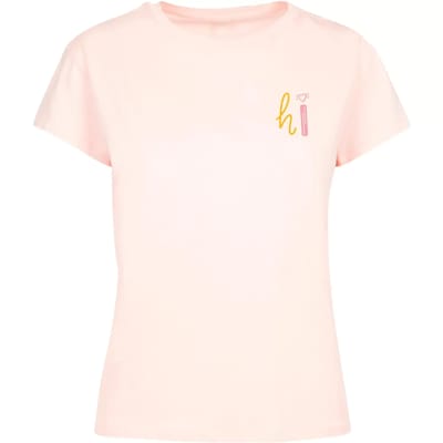 Dames-T-shirt Merchcode Wording - Hi Box