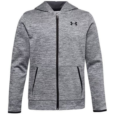 Under Armour Fleece Hoodie met volledige rits voor kinderen
