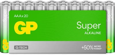 AAA mini penlite 20 x Super alkaline GP