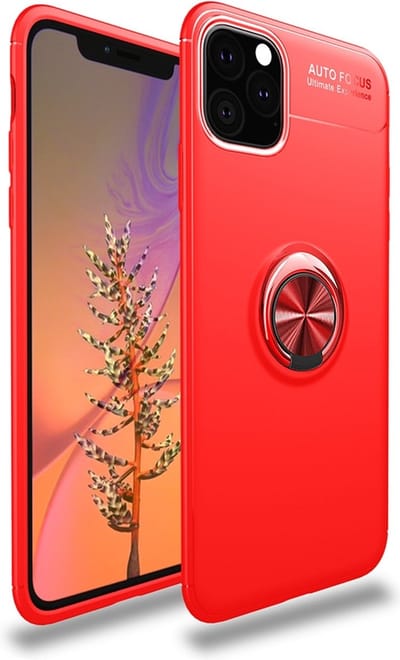 Magnetische Ring Case geschikt voor iPhone 11 Pro | Backcover met ring | geschikt voor Apple iPhone 11 Pro (5.8 inch) beschermhoes