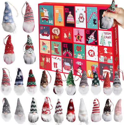 Kerst Adventskalender met Chocolade, Speelgoed en Verrassingen voor de Feestdagen