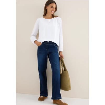 Blouse in effen kleur
