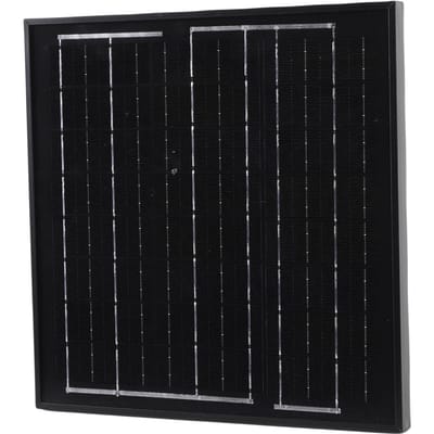 Zonnedakventilator 8W voor zolderventilatie, DC borstelloos systeem voor garage en magazijn, zwart