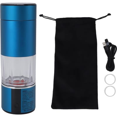 Waterstof Waterfles 230ML 13520ppb Hoge Concentratie Intelligente Reiniging Thermostatische Verwarming L blauw