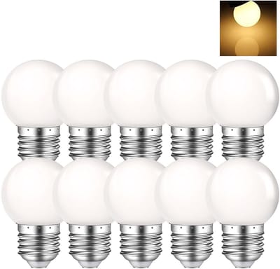 Crrynuo energiezuinige LED Lamp - 1 W - E27 - Koel Wit - 10 stuks - Bespaar op energiekosten