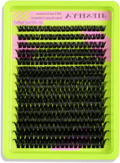 Eyelash Extensions voor Thuisgebruik, Cluster en Individuele Wimpers, 15R-60D Mix voor Natuurlijke en Dramatische Looks, Perfect voor DIY Make-up