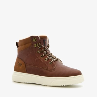 Blue Box gevoerde jongens veterboots bruin - Maat 29