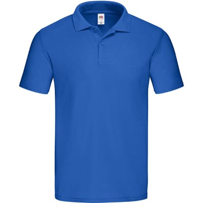 Fruit of the Loom Heren Origineel Piqué Poloshirt (Koningsblauw)