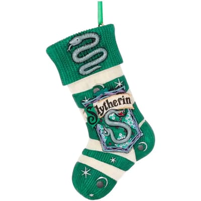 Nemesis Now - Harry Potter Kerstbal - Slytherin Stocking Hanging Ornament