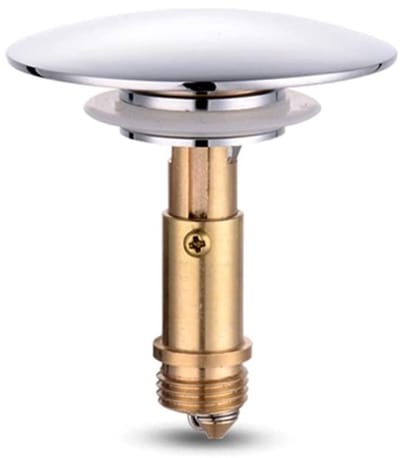 Dailygoods- Afvoerplug Verstelbaar - Pop-up Gootsteenafvoerstop - Messing - Duurzaam - Waterdicht - Hoogwaardige Kwaliteit - Wastafelplug