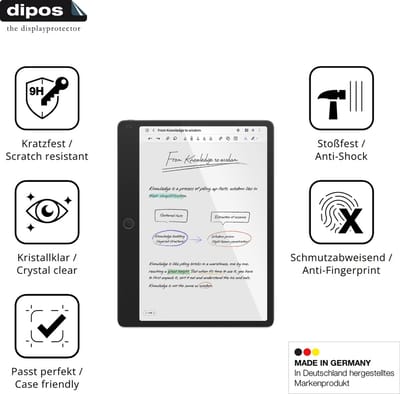 dipos – 2x Pantserfolie geschikt voor TCL Note A1 NXTPaper | 9H Screenprotector