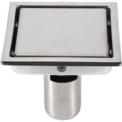 304 Roestvrij Staal 110 X 110mm Badkamer Douche Tegel Inzet Vierkant Douchevloerafvoer Zeef