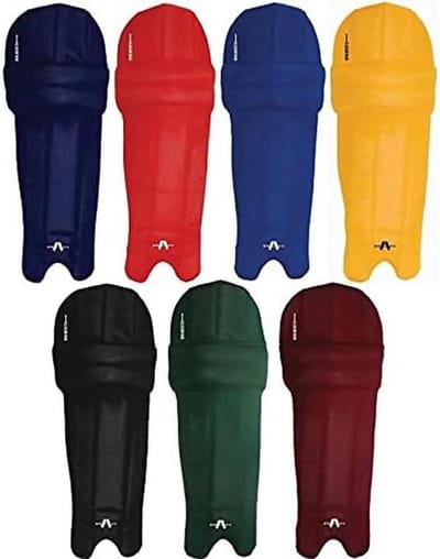 Cricket Slagkussens - Batting Pads - Sport Bescherming - Kleurrijke Opties - Junior Maat - Zwart