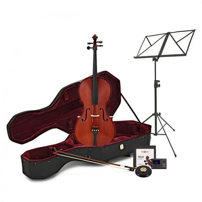 Student Plus 4/4 Cello met Case + Beginnerspakket