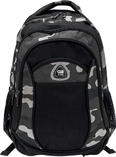 GB Bags Premium Collection - Rugzak - 6 vakken - Inhoud 28 liter - H50 x B35 D28cm - Ergonomisch ontworpen - Laptopvak - Camouflage