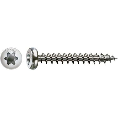 SPAX 0207000350303 R 88093 Ruko m.Spitze/T-STAR VG Bolkop houtschroef 3.5 mm 30 mm T-STAR plus RVS A2 200 stuk(s)
